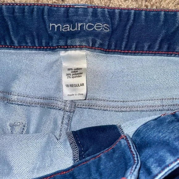 Maurices Dark Blue Skinny Jeans - Picture 2 of 6